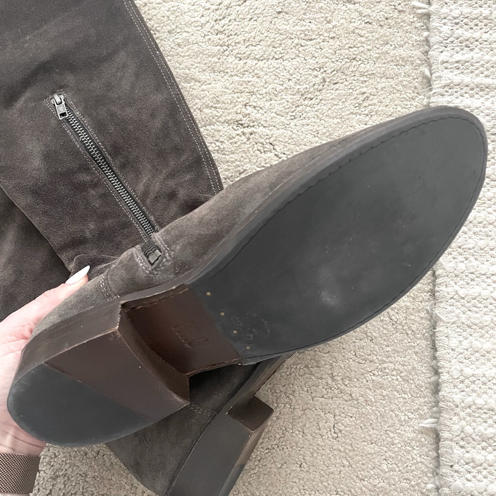 Brand New • Frye Shirley Boots • Suede in Smoke - Picture 8 of 8
